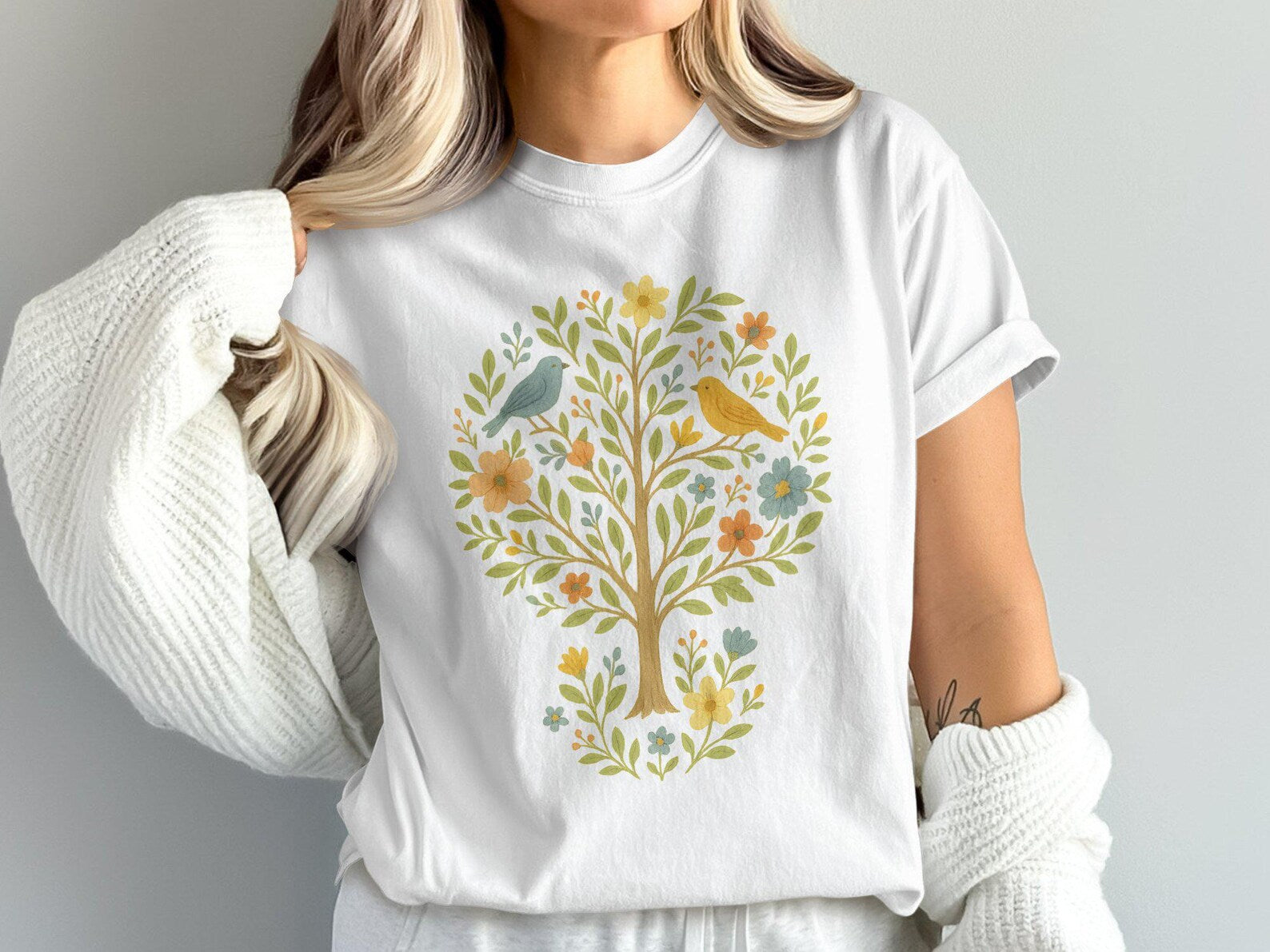 Tricou Oversized BUMBAC 100% Bloom 9